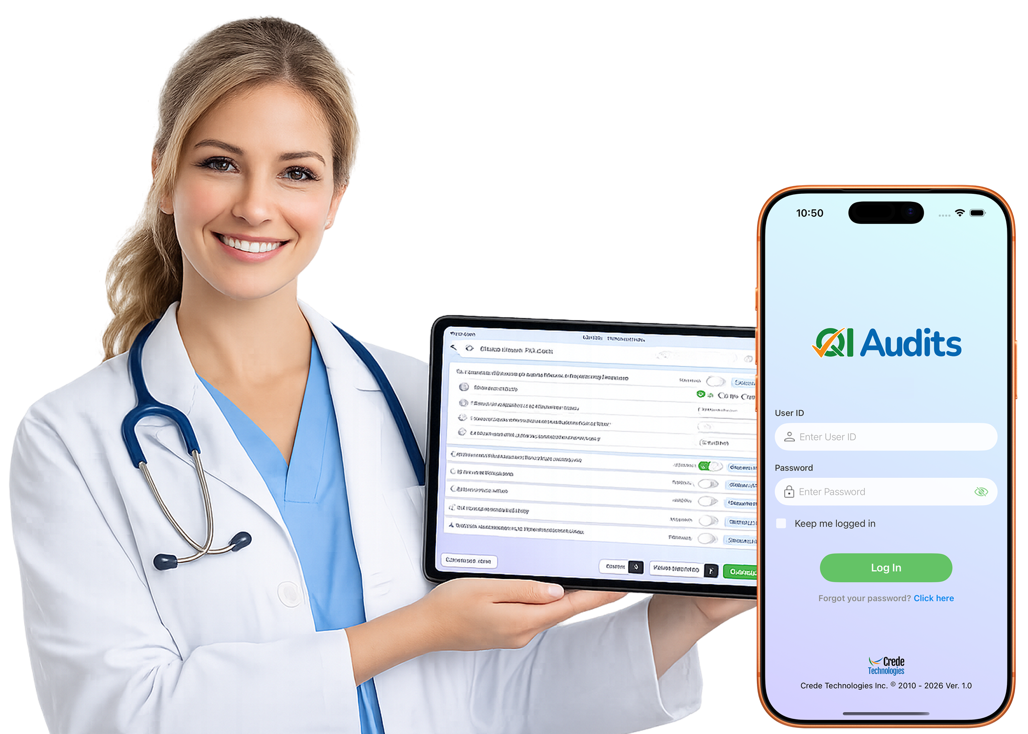 QI Audit Web Portal preview